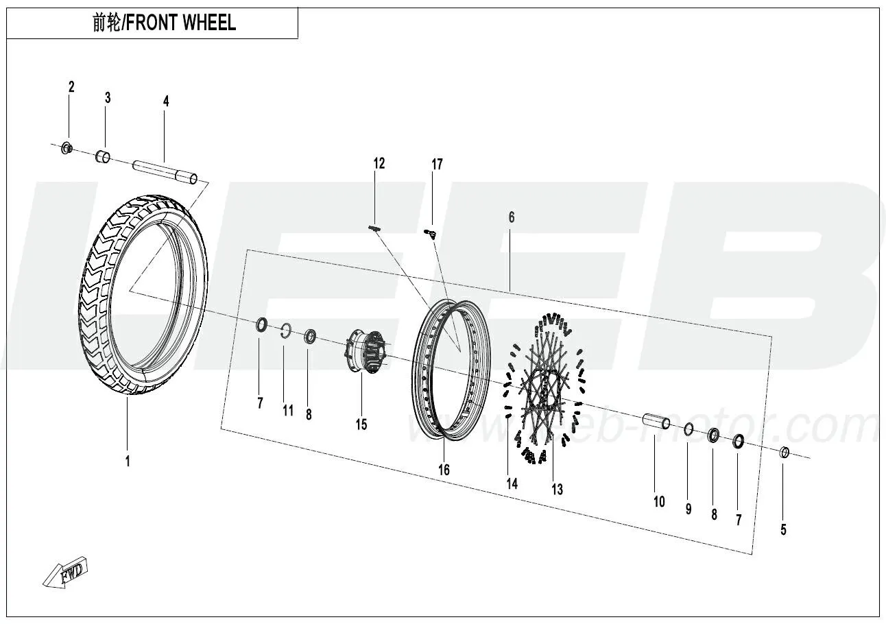 Vorderrad (Explore Edition) 