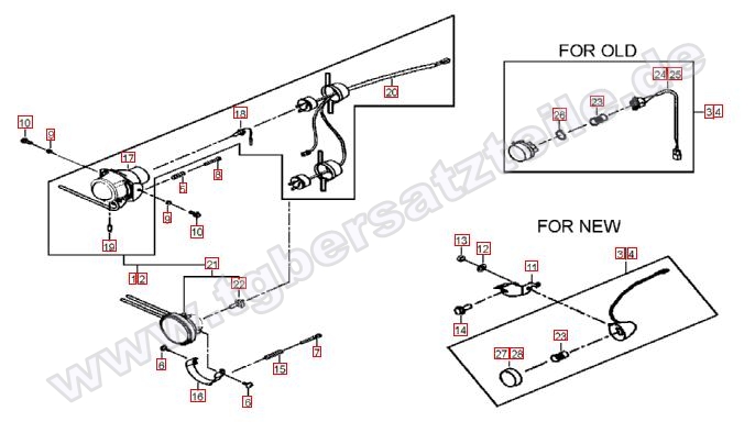 Scheinwerfer - Blinker vorne
