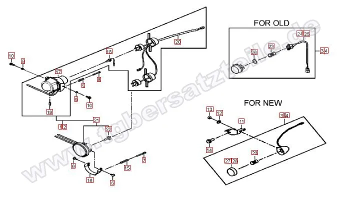 Scheinwerfer - Blinker vorne Scheinwerfer - Blinker vorne
