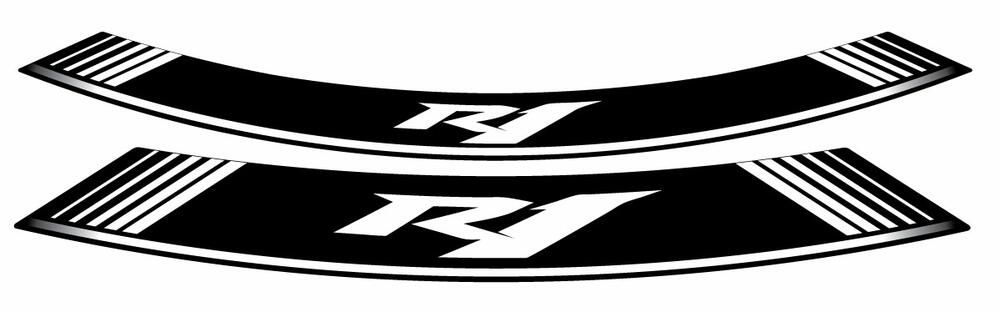 PUIG FELGENBÄNDER X8 R1 F/WEISS - 5529B