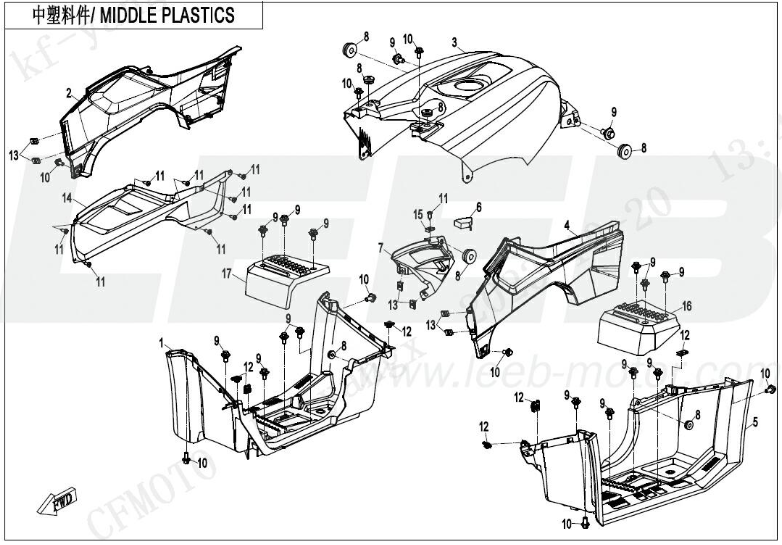 Verkleidung mitte schwarz