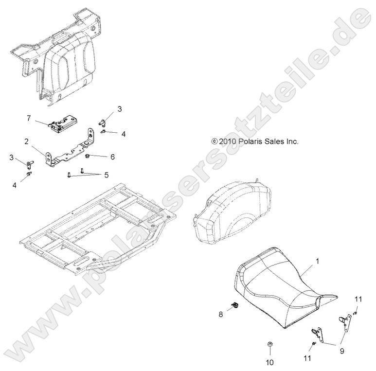 BODY, SEAT, OPERATOR BODY, SEAT, OPERATOR
