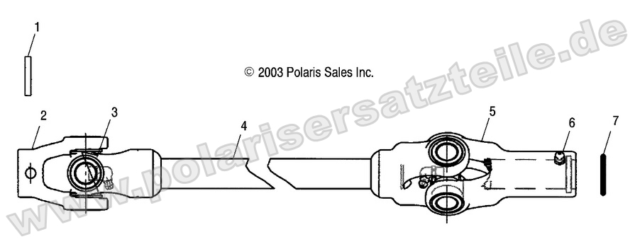 FRONT PROP SHAFT 4x4