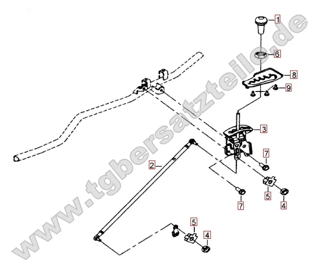 Gangschalthebel Gangschalthebel