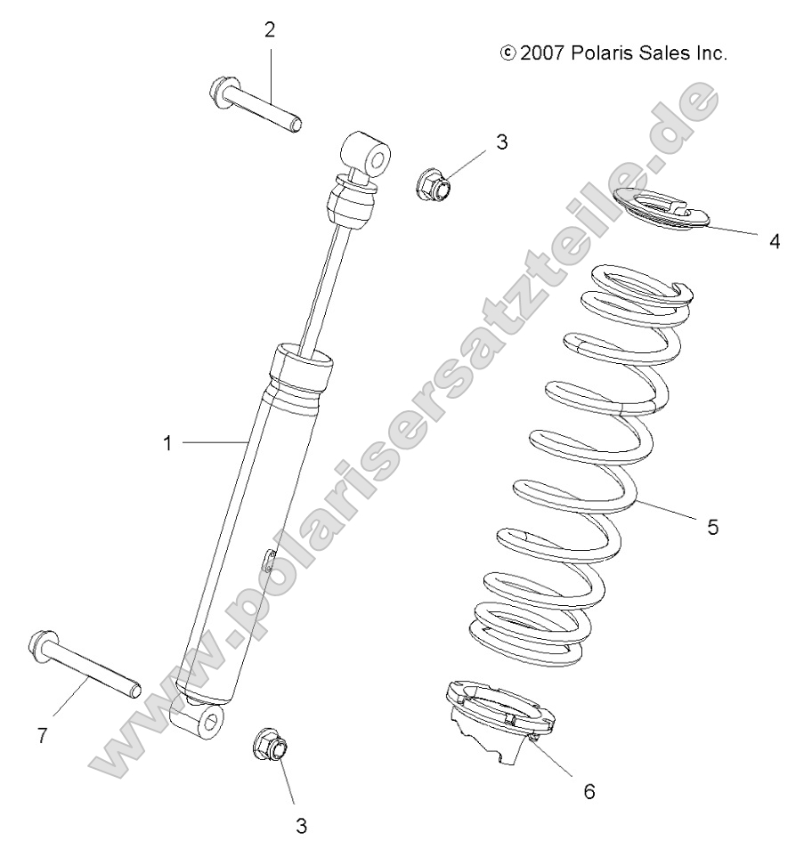 Suspension, Shock, Rear