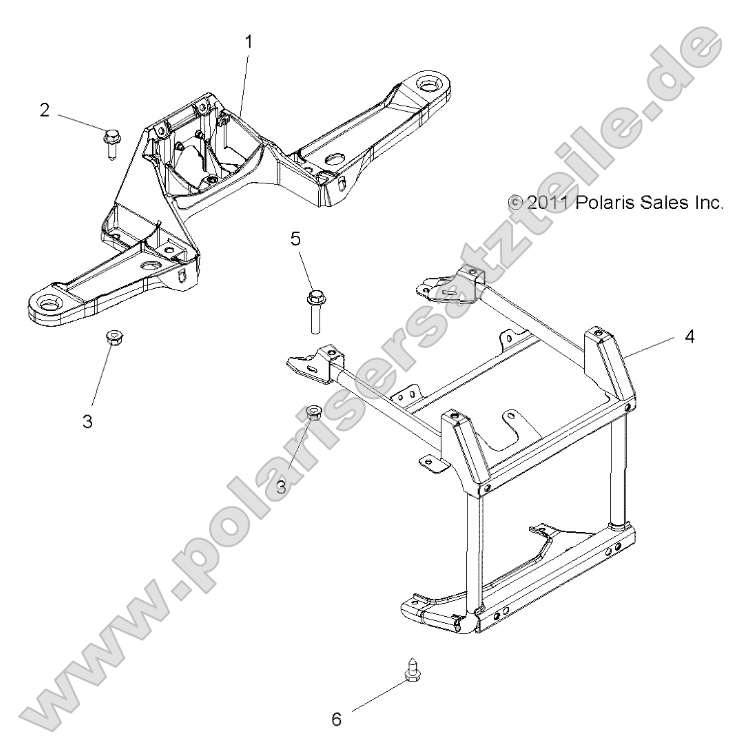 Body, Front Rack Support Body, Front Rack Support
