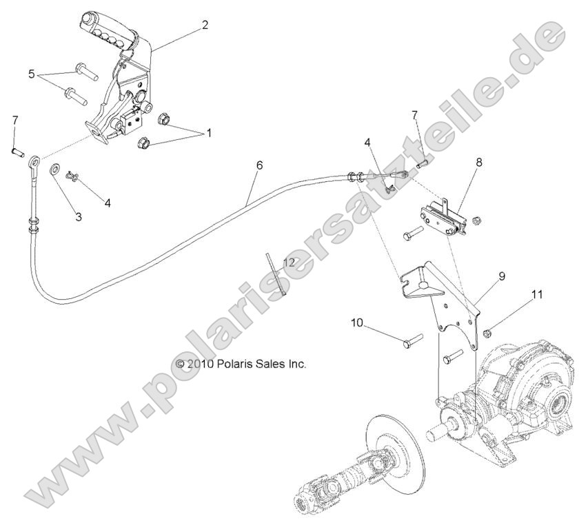 Brakes, Park Brake Asm.