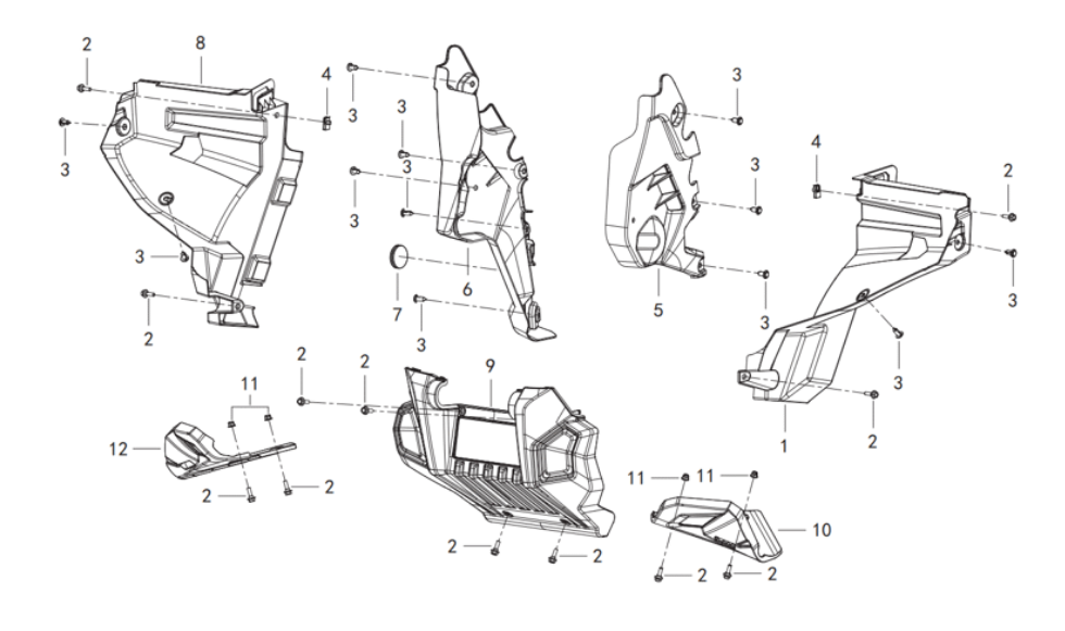 Innenkotflügel vorne