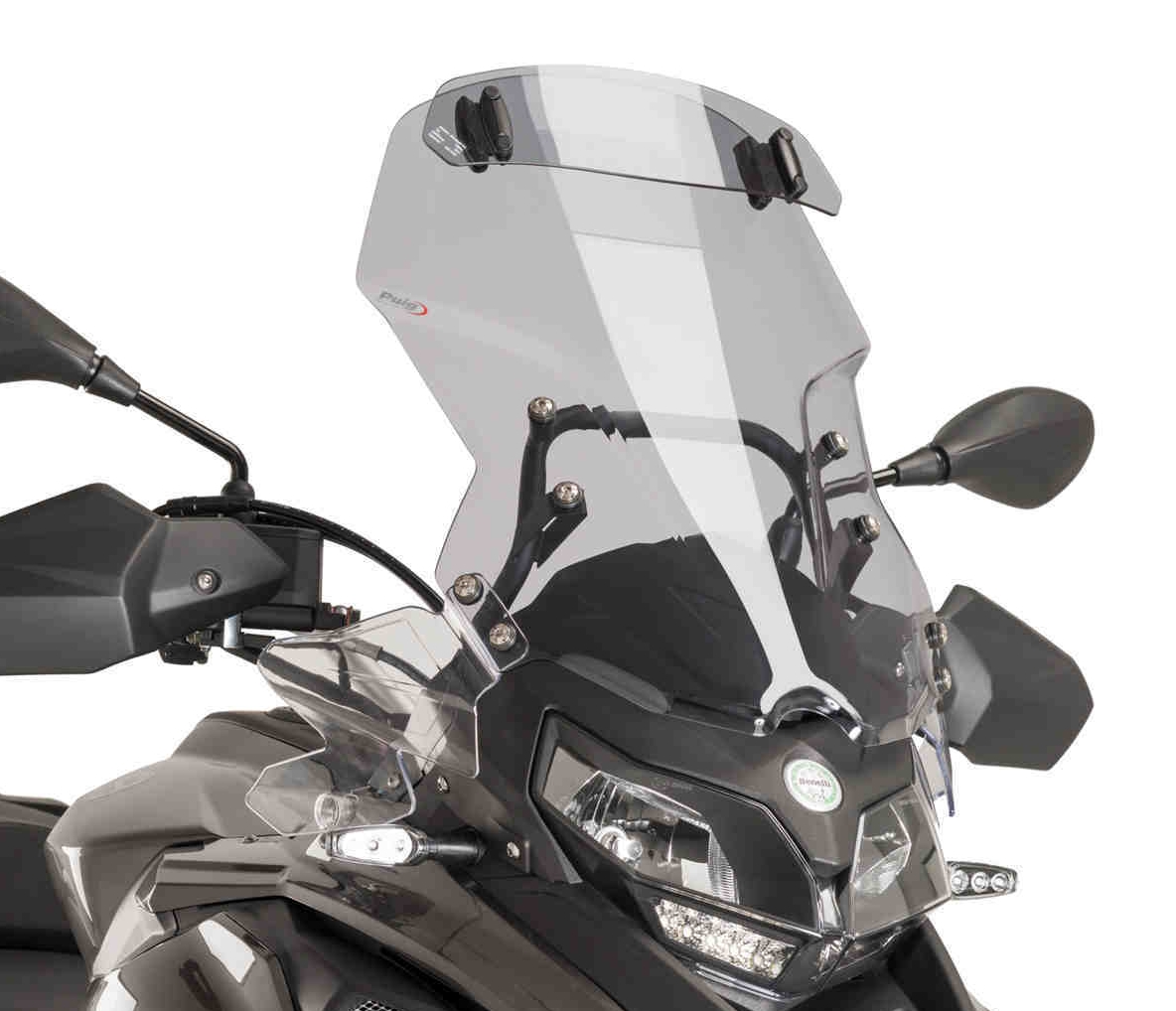 PUIG Tourenscheibe + Spoiler getönt - BENELLI TRK 502 /X | QJ SRT 550 / 700 - 9508H