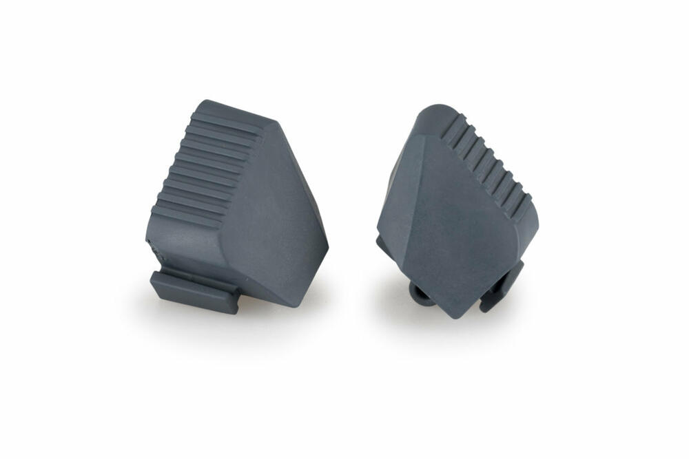 PUIG GUMMI-ENDEN PAARWEISE STURZPADS PRO F/SILBER - 5533P