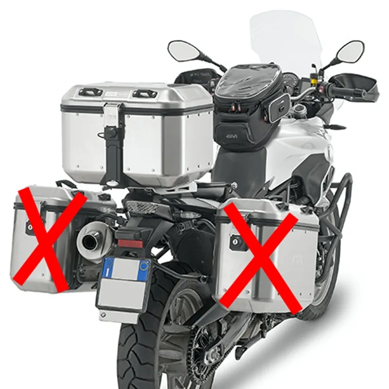 Givi Monokey Trekker DLM 46 Dolomiti Alu Topcase - 46 Liter - silber