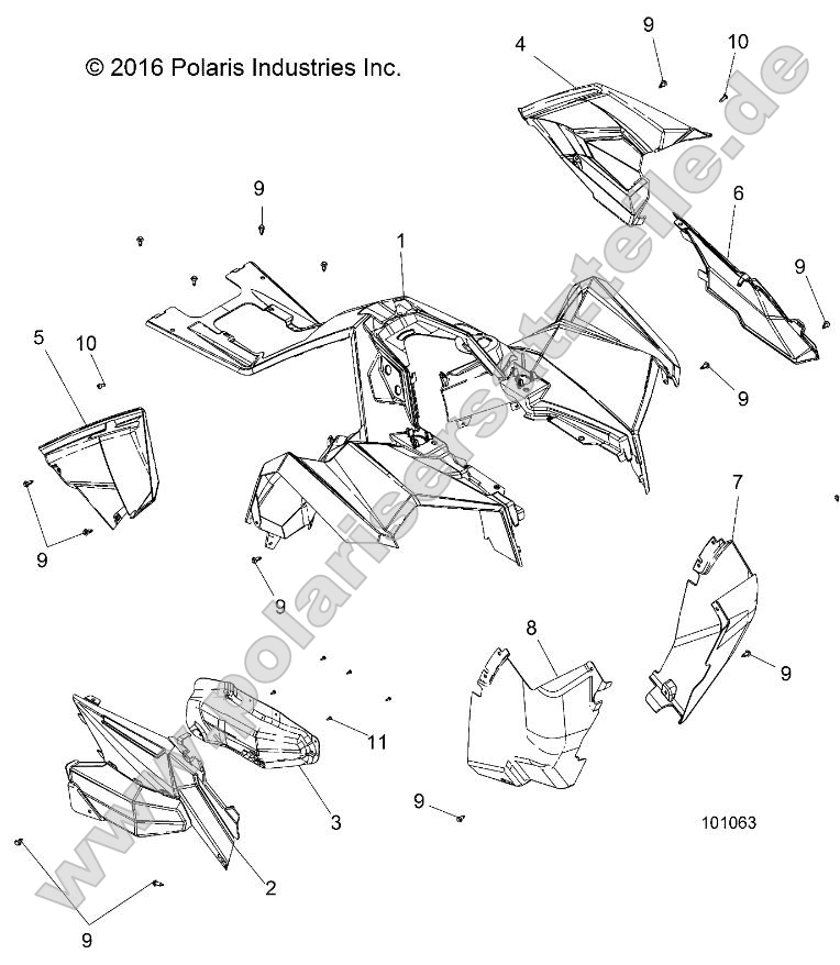 Body, Front Cab and Side Panels Body, Front Cab and Side Panels