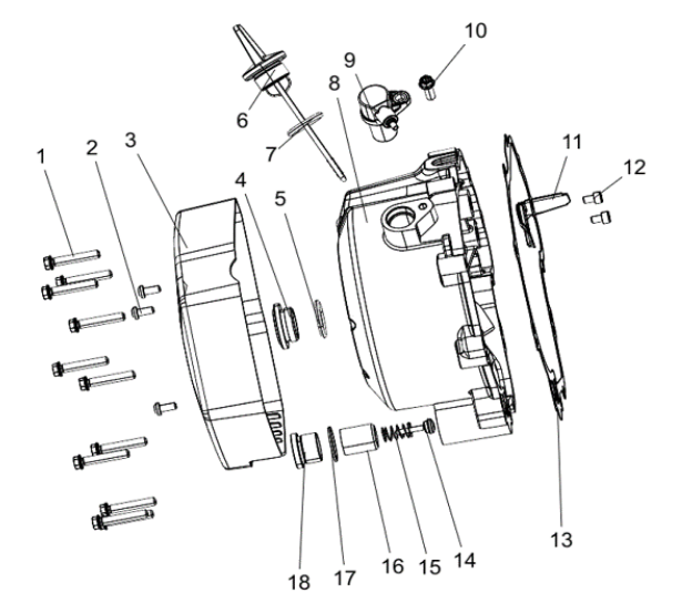 Motorabdeckung Rechts