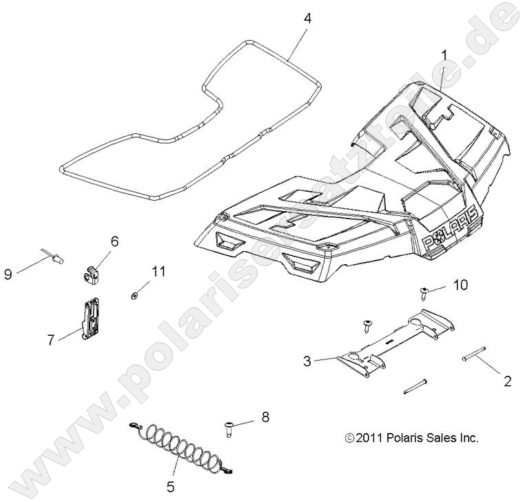 BODY, STORAGE, FRONT