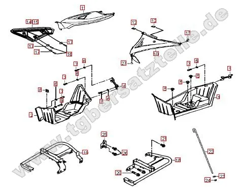 Seitenverkl.-Fußstütze