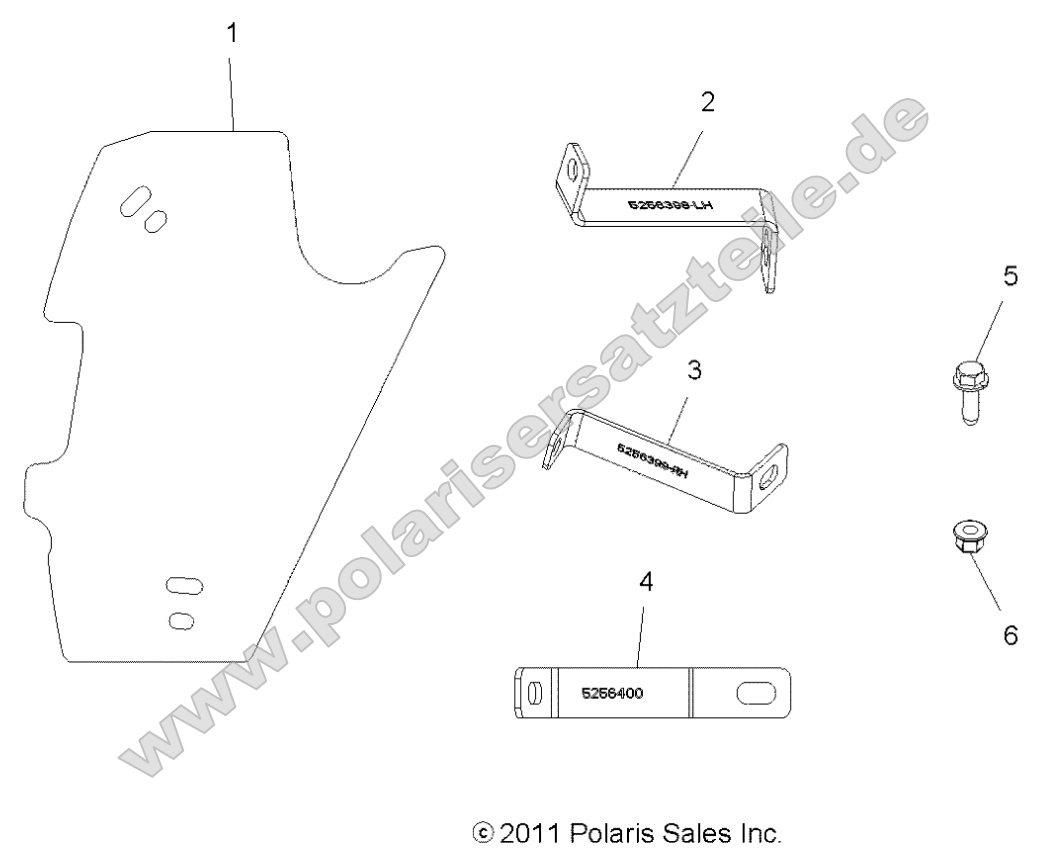 Engine, Cooling System, Radiator Shield