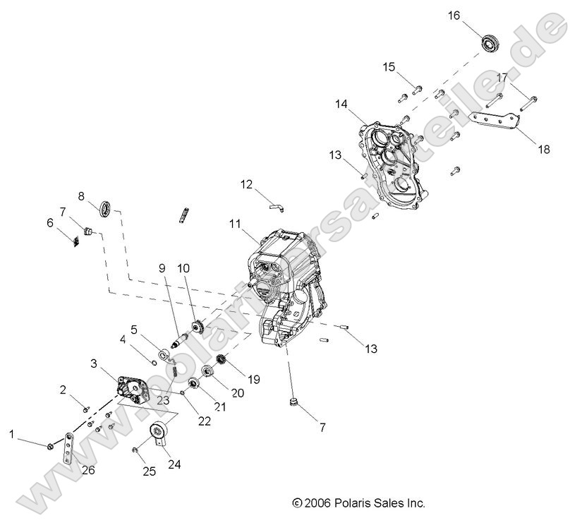 Drive Train, Main Gearcase