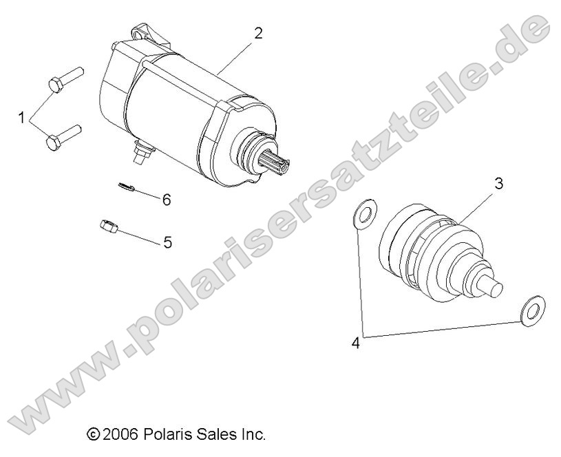 Engine, Starting Motor
