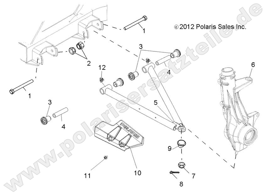 SUSPENSION, A-ARM and STRUT MOUNTING