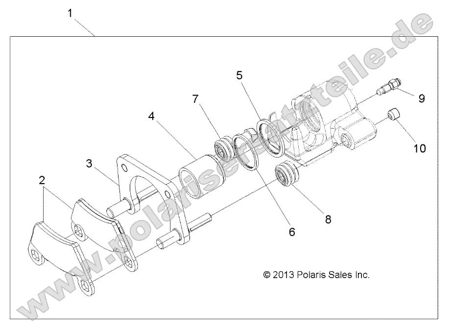 Brakes, Caliper, Rear Brakes, Caliper, Rear