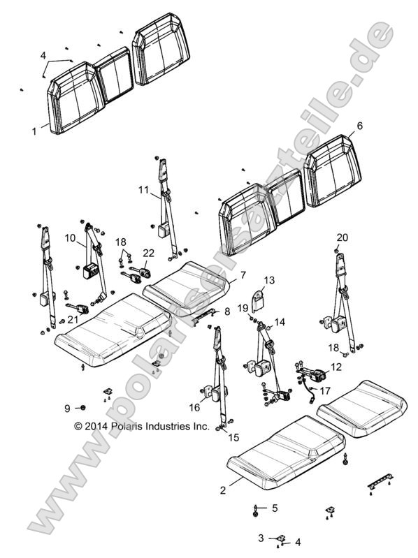 Body, Seat (49RGRSEAT15CREW2)