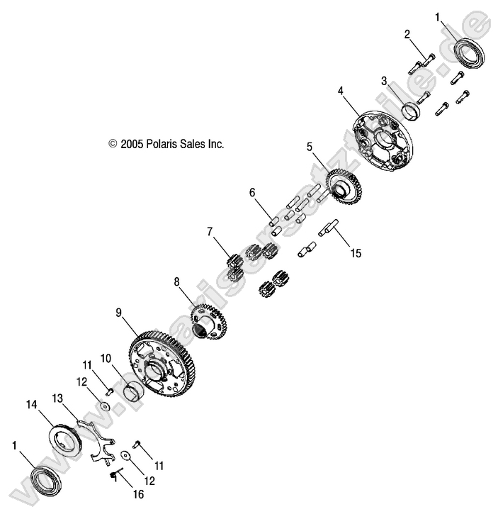 TRANSMISSION, DIFFERENTIAL TRANSMISSION, DIFFERENTIAL