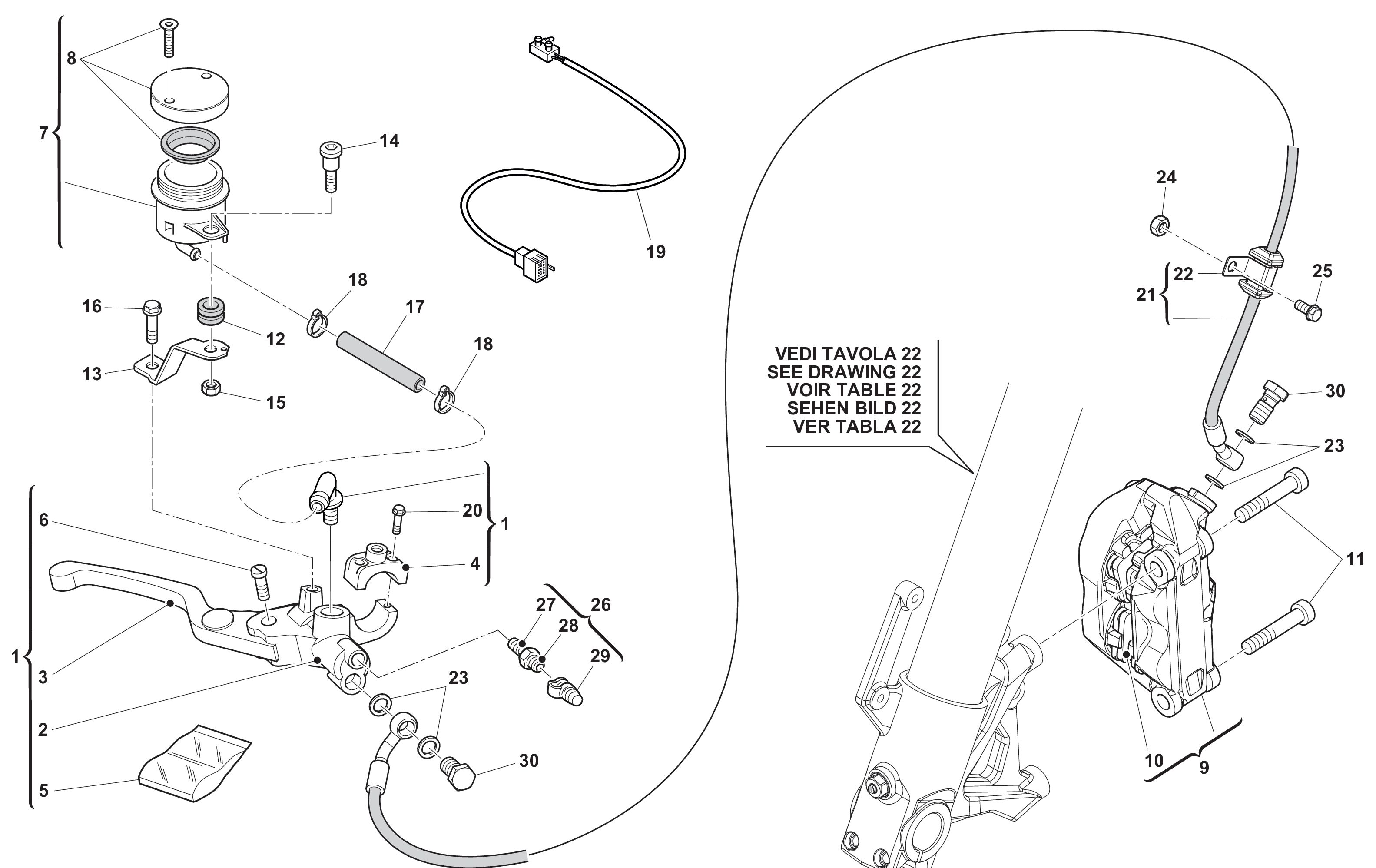 Bremssystem vorne Bremssystem vorne