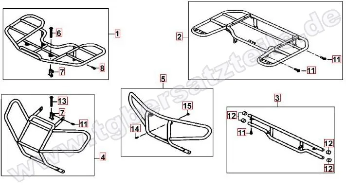 Gepäckträger vo. und hi.