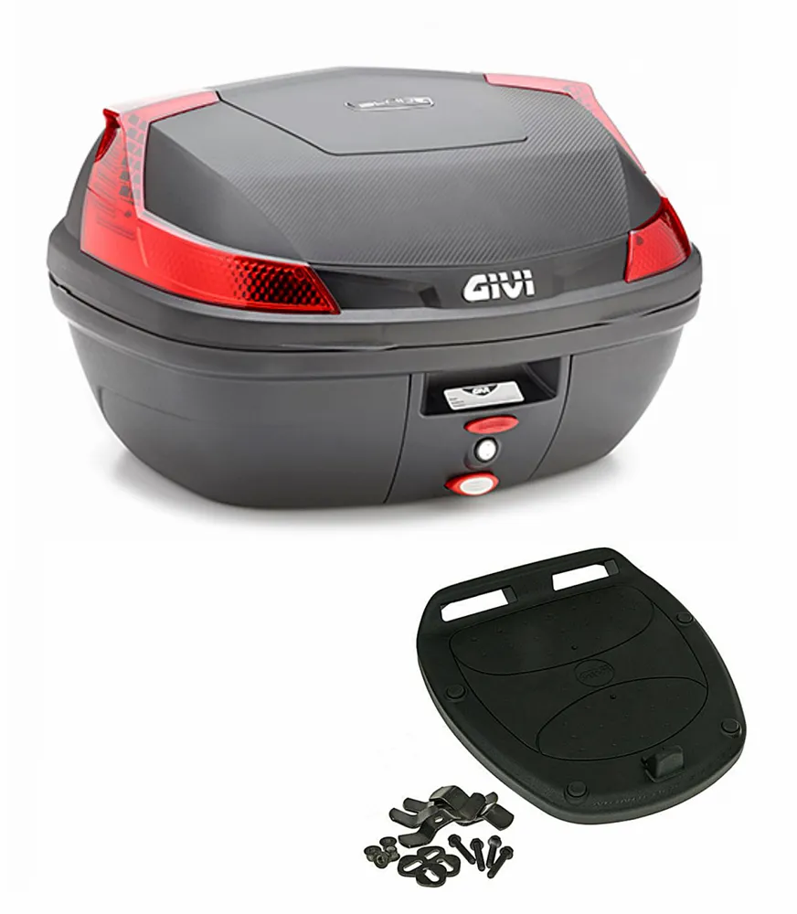 Givi Monolock Topcase B47 NML Blade Tech - 47 Liter - schwarz inkl. Montagekit