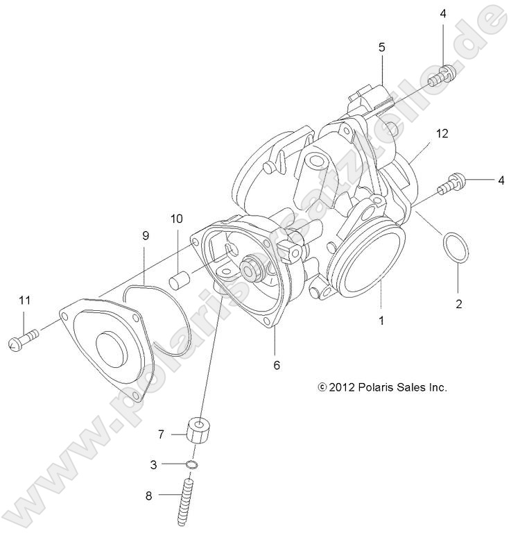 ENGINE, THROTTLE BODY ENGINE, THROTTLE BODY