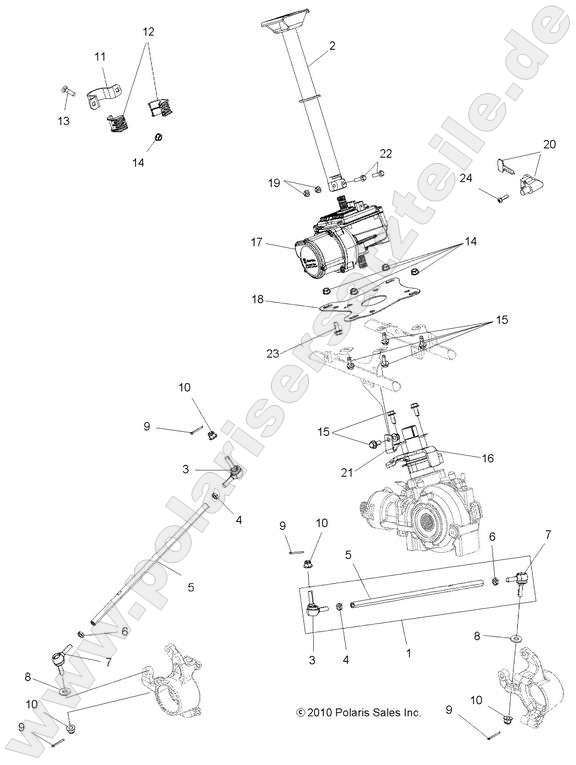 STEERING, STEERING POST ASM. STEERING, STEERING POST ASM.