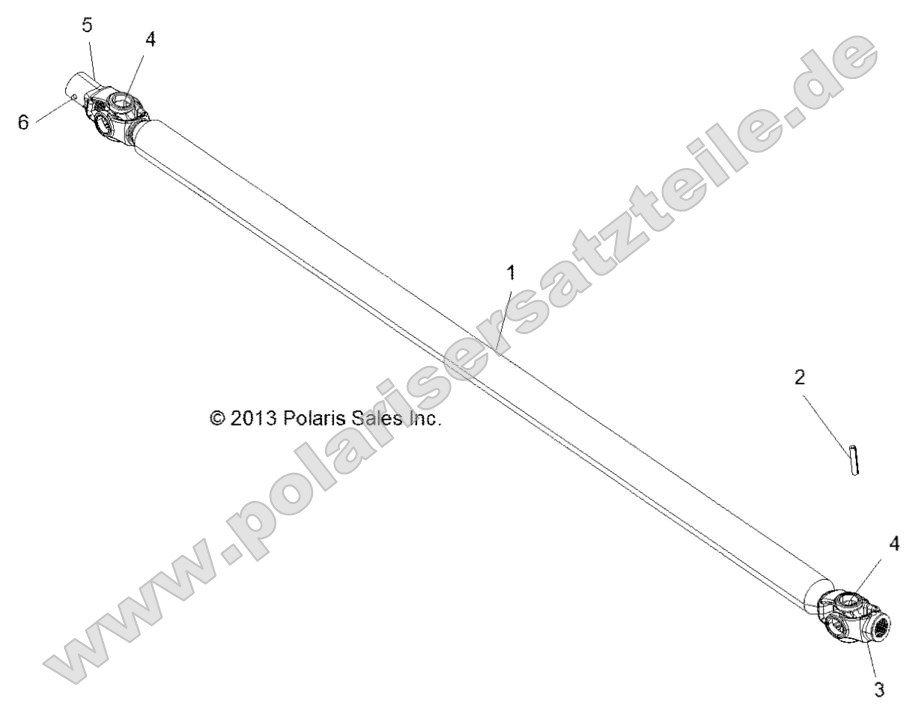 Drive Train, Front Prop Shaft Drive Train, Front Prop Shaft