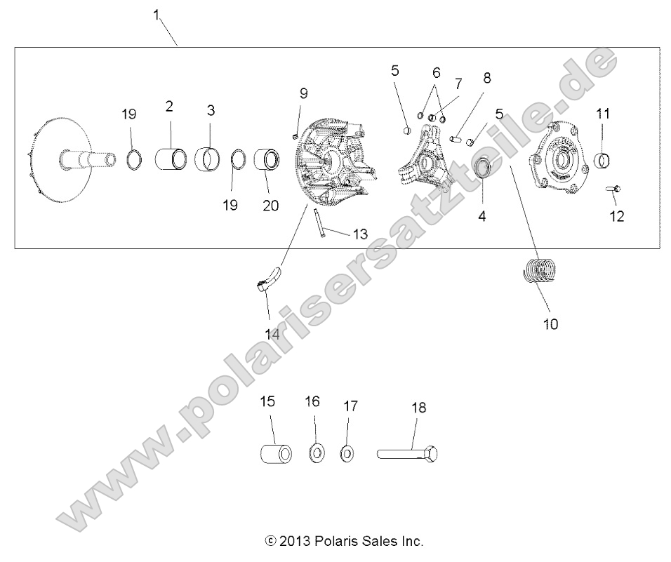 Drive Train, Primary Clutch