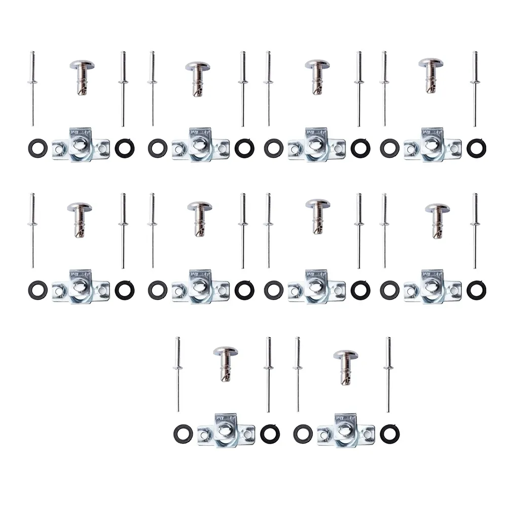 TMP Racing Verkleidung Schnellverschluss mit großen Schraubenkopf Set silber zum Nieten - 10 Stück TMP Racing Verkleidung Schnellverschluss mit großen Schraubenkopf Set silber zum Nieten - 10 Stück
