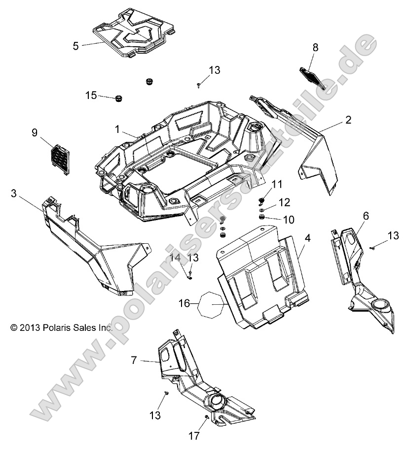 Body, Rear Rack and Fenders Body, Rear Rack and Fenders