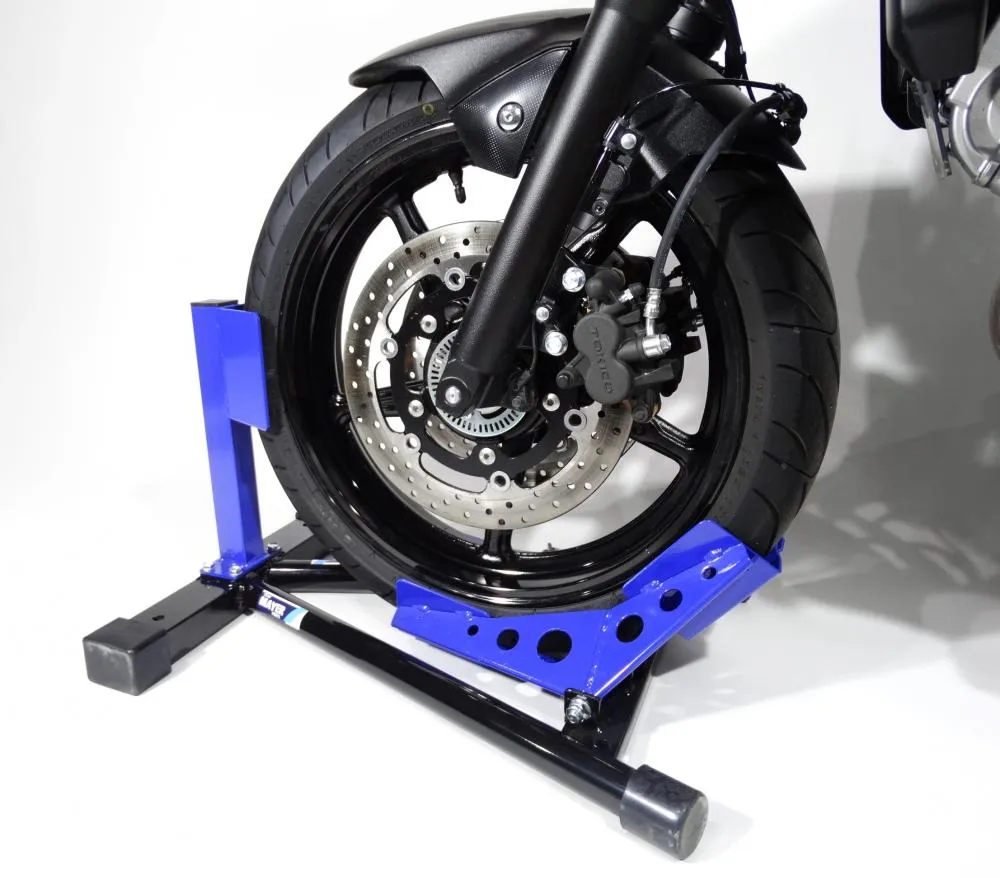 TMP_Motorrad_Vorderrad_Transportstaender_Wippe_13_19_blau_6679_3 TMP Motorrad Vorderrad Transportständer Wippe 13" - 19" schwarz/blau