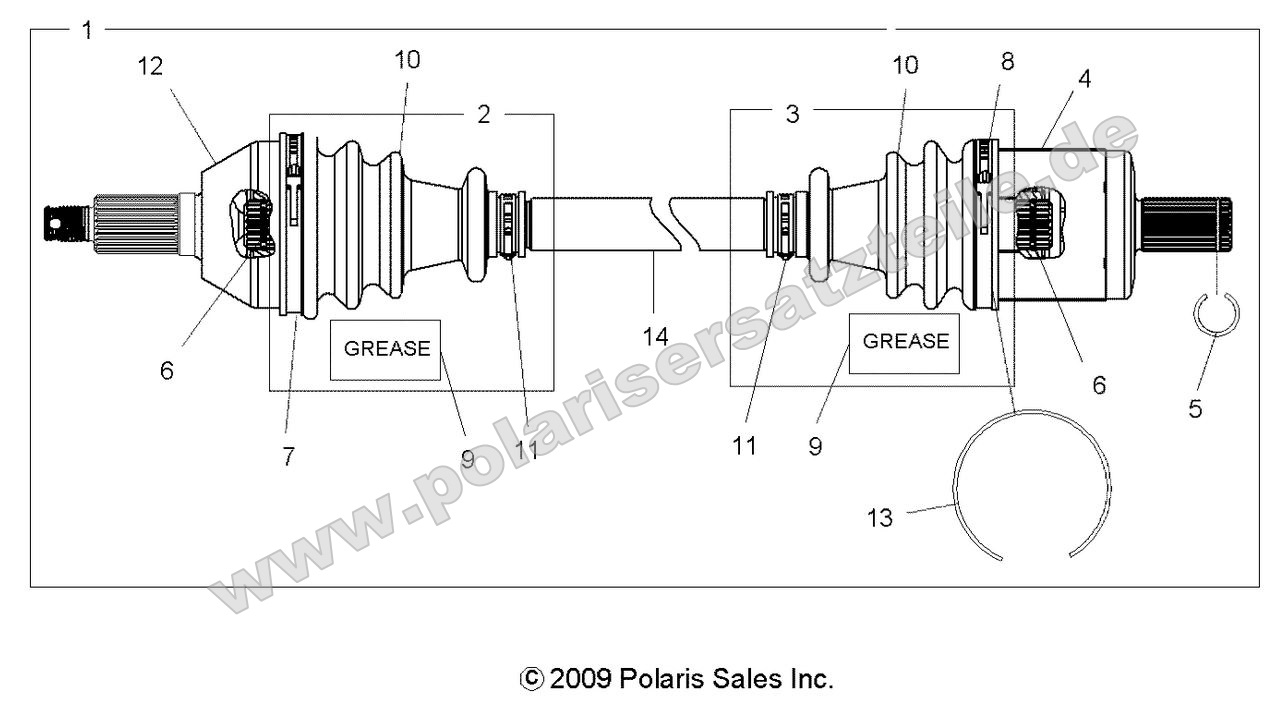 Drive Train, Front Drive Shaft