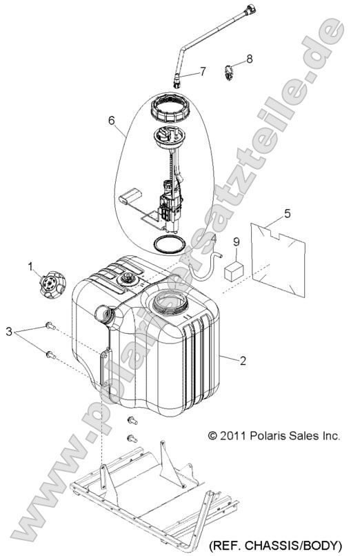 Body, Fuel Tank Asm.