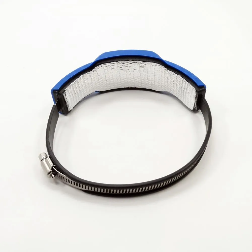 Universal_Racing_Endschalldaempfer_Protektor_hexagonal_blau_1 Racing Endschalldämpfer Protektor Universal Hexagonal blau