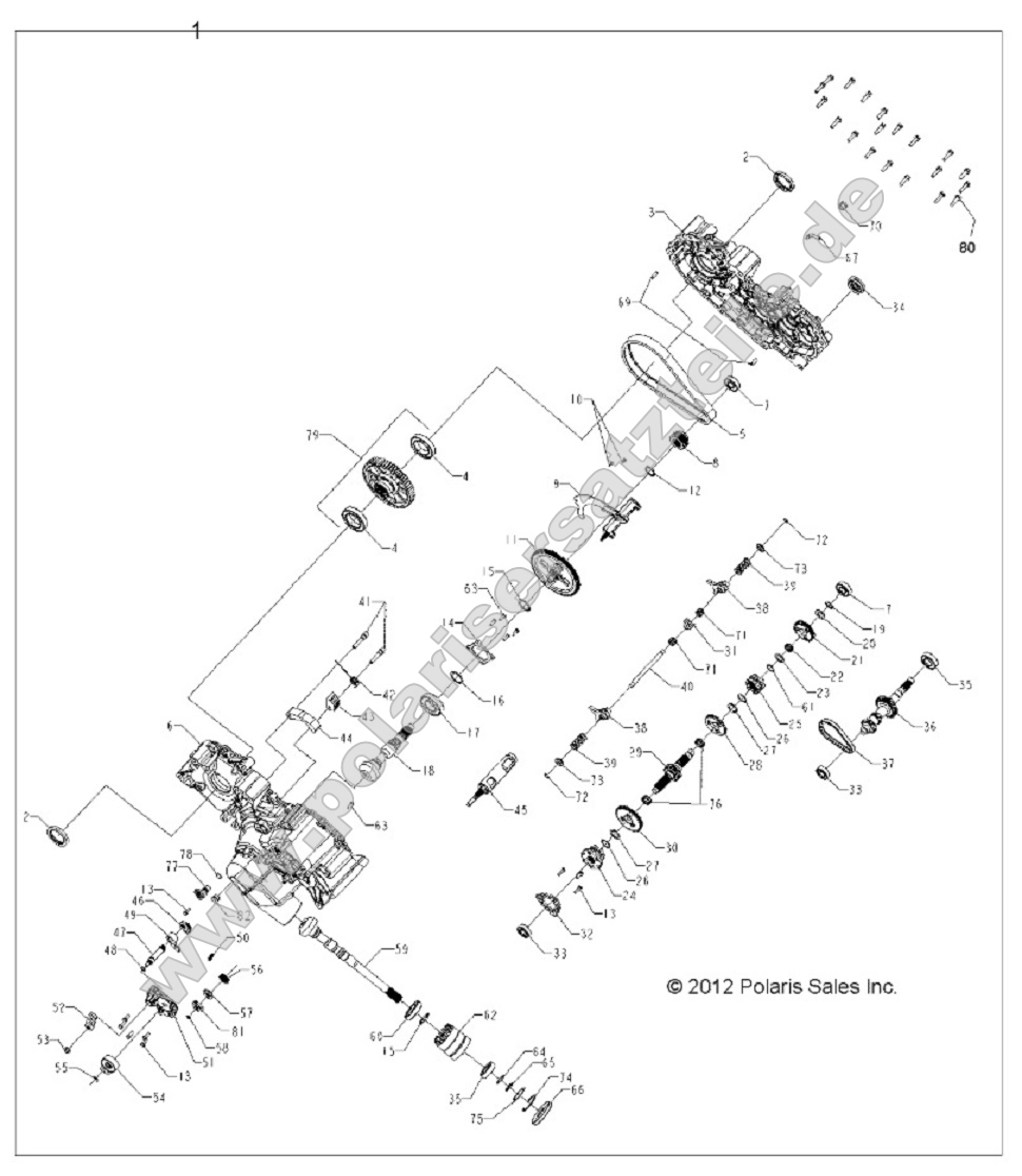Drive Train, Main Gearcase