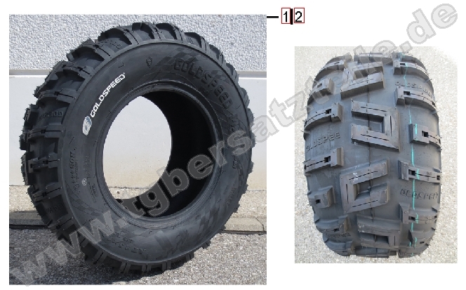 Reifen Goldspeed 12"