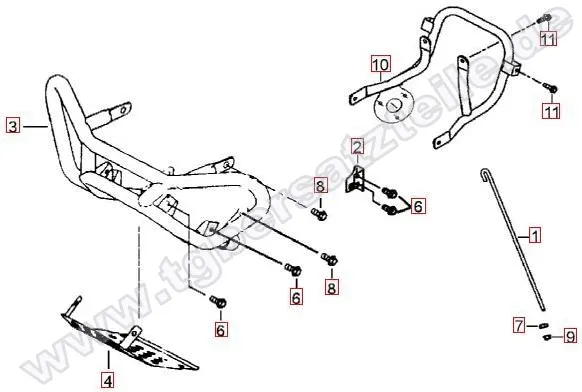 Stoßstange vorne-Haltebügel hinten Stoßstange vorne-Haltebügel hinten