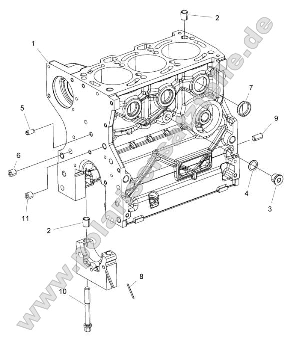 Engine, Crankcase Engine, Crankcase