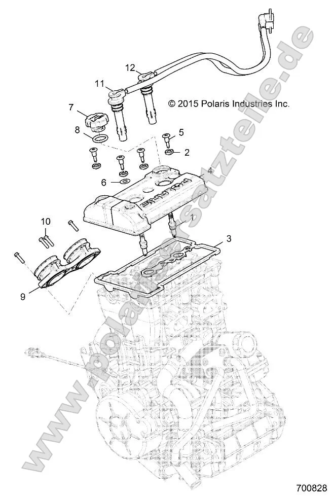 Engine, Throttle Body and Valve Cover Engine, Throttle Body and Valve Cover
