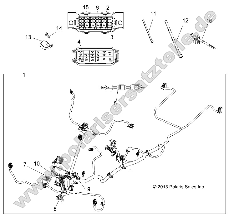 Electrical, Main Wire Harness