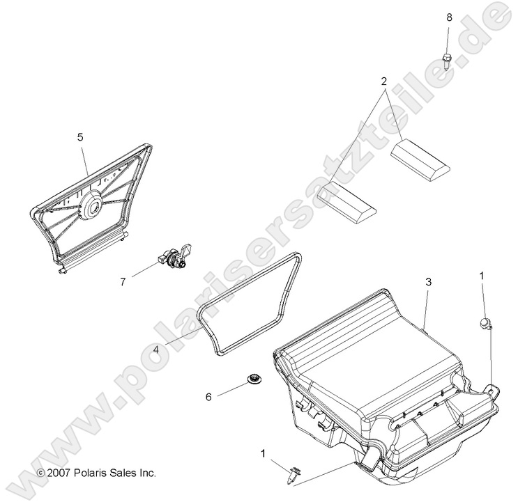 BODY, REAR STORAGE BOX BODY, REAR STORAGE BOX