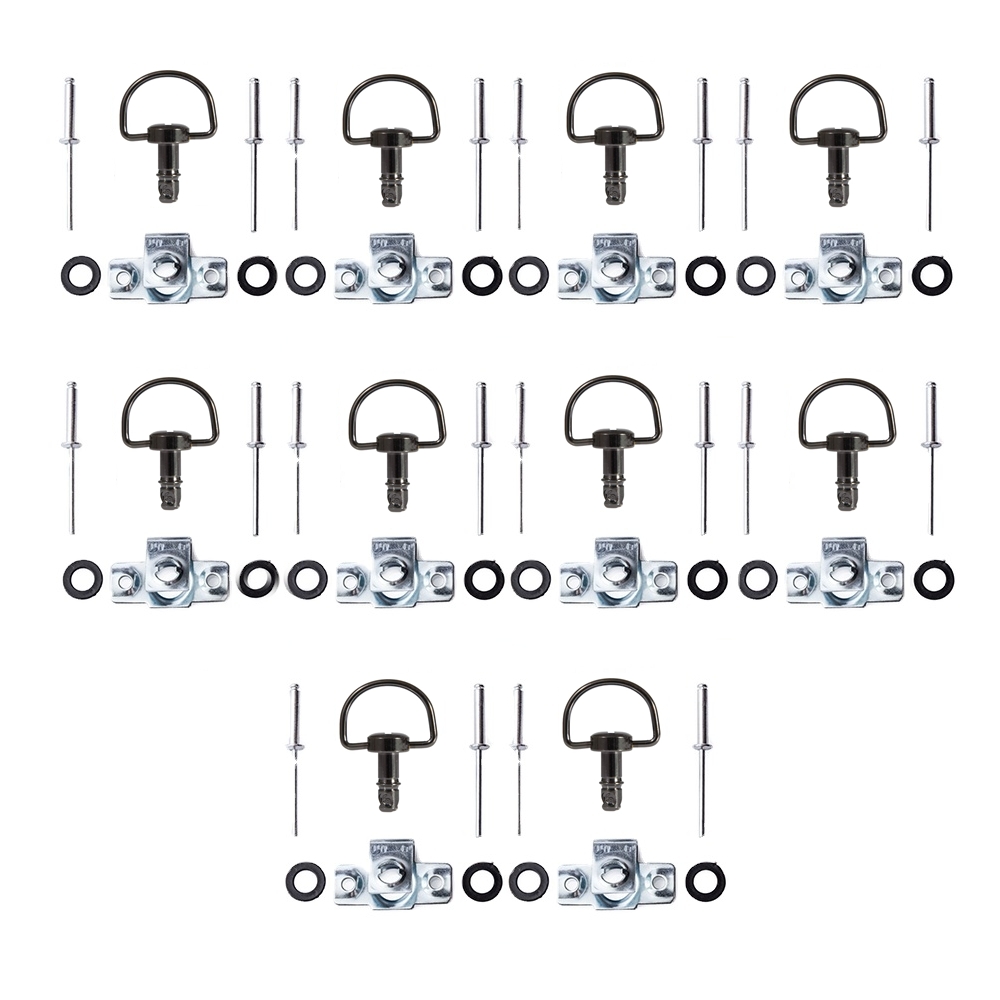 TMP Racing Verkleidung Bügel Schnellverschluss Set 17mm schwarz-chrom zum Nieten - 10 Stück TMP Racing Verkleidung Bügel Schnellverschluss Set 17mm schwarz-chrom zum Nieten - 10 Stück