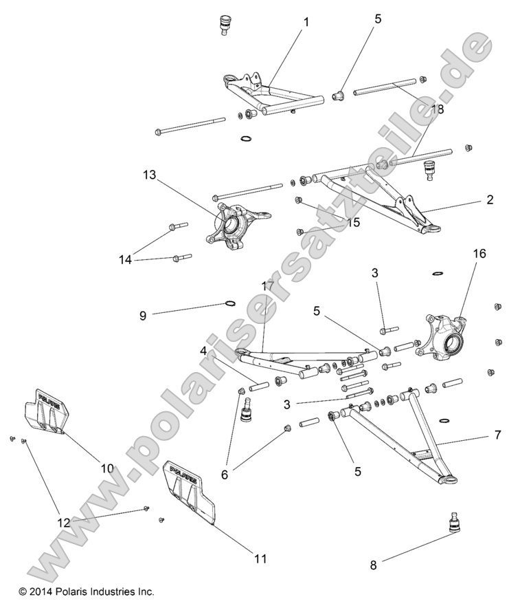 Suspension, Front Control Arms Suspension, Front Control Arms