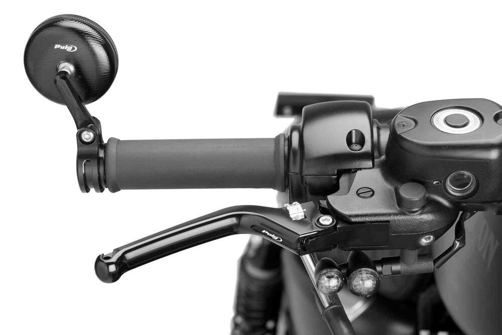 PUIG BREMSHEBEL CUSTOM NEGRO SELECTOR C/SILBER - 9995N