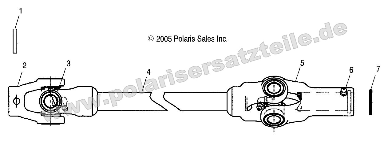 Drive Train, Front Prop Shaft